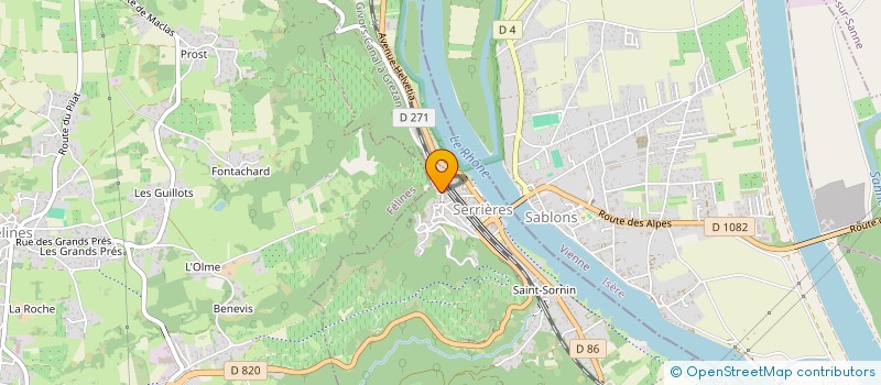 localisation de l'entreprise 851 236 745   SERRIERES