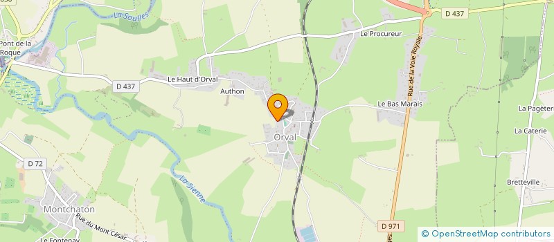 localisation de l'entreprise 851 263 525   ORVAL SUR SIENNE