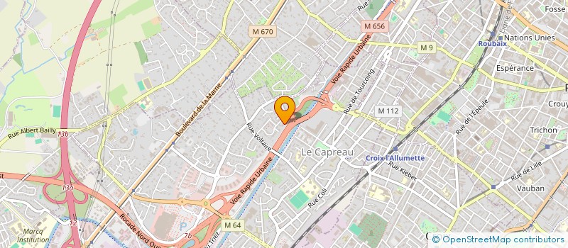 localisation de l'entreprise 851 276 360   CROIX