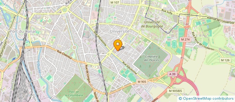 localisation de l'entreprise 851 325 845 à DIJON