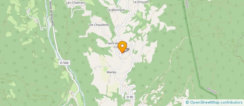 localisation de l'entreprise 851 335 448   CROTS