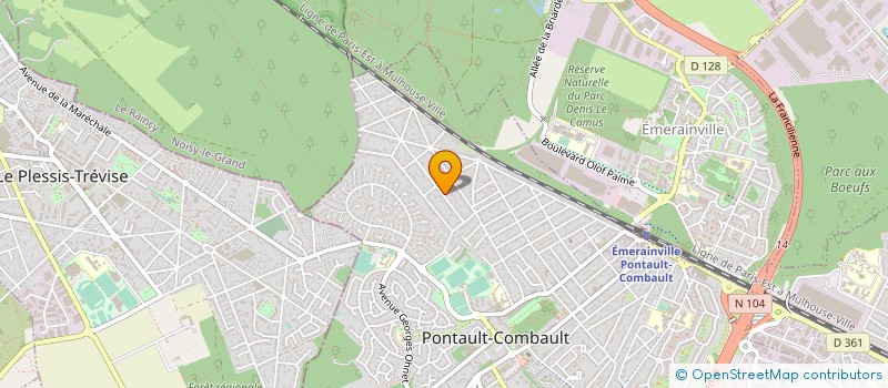 localisation de l'entreprise 851 350 637   PONTAULT-COMBAULT