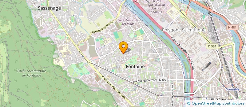 localisation de l'entreprise 851 357 681   FONTAINE