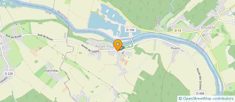 localisation de l'entreprise 851 383 281   ROSET-FLUANS