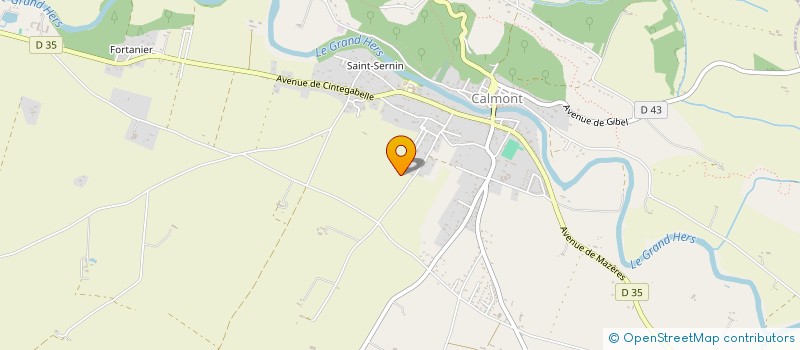 localisation de l'entreprise 851 399 683   CALMONT