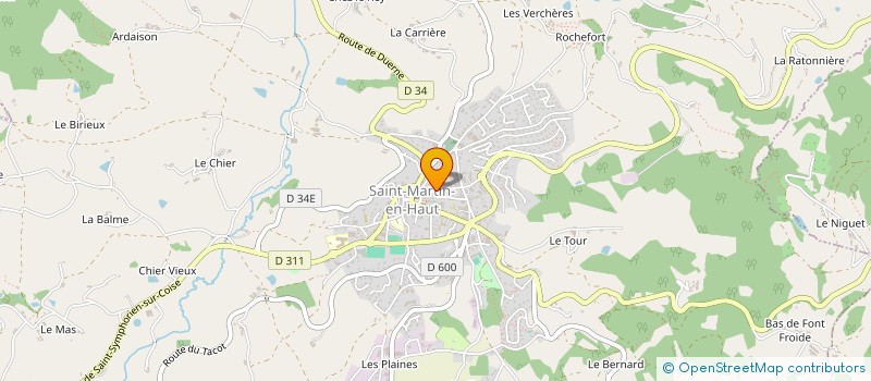 localisation de l'entreprise 851 441 592   SAINT-SYMPHORIEN-SUR-COISE