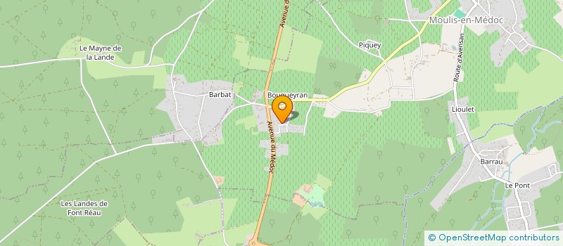 localisation de l'entreprise 851 447 722   MOULIS-EN-MEDOC