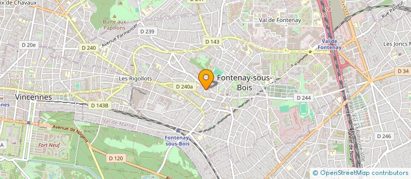 localisation de l'entreprise 851 451 468  à FONTENAY-SOUS-BOIS