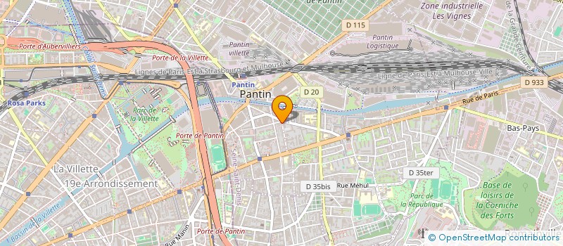 localisation de l'entreprise 851 460 568   PANTIN