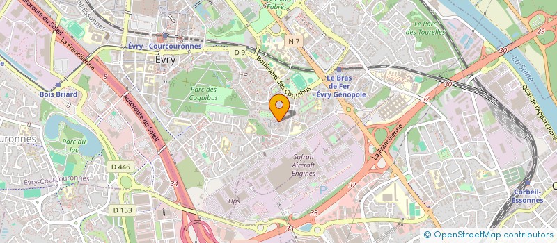 localisation de l'entreprise 851 490 599   EVRY-COURCOURONNES