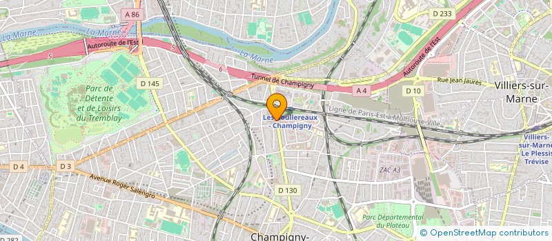 localisation de l'entreprise 851 521 419   CHAMPIGNY-SUR-MARNE