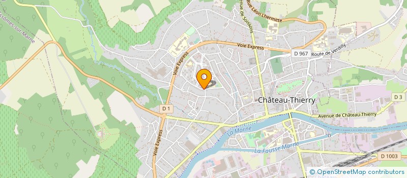 localisation de l'entreprise 851 537 118   CHATEAU-THIERRY