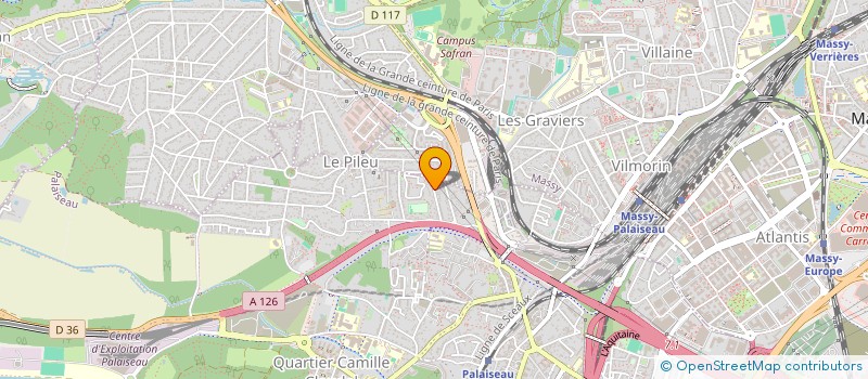 localisation de l'entreprise 851 555 995   PALAISEAU