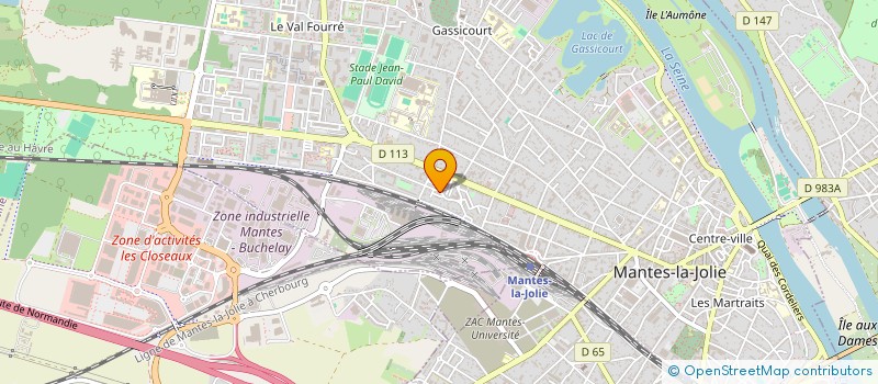 localisation de l'entreprise 851 557 611   MANTES-LA-JOLIE