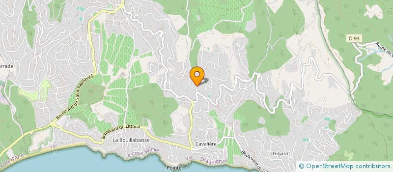 localisation de l'entreprise 851 561 373   LA CROIX-VALMER