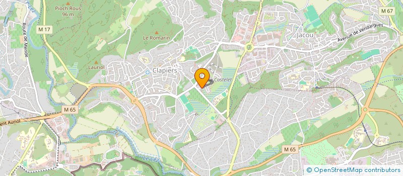 localisation de l'entreprise 851 615 229   CLAPIERS