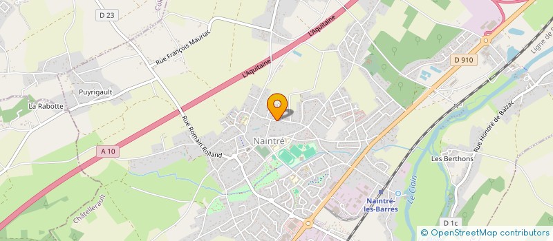 localisation de l'entreprise 851 628 248   NAINTRE