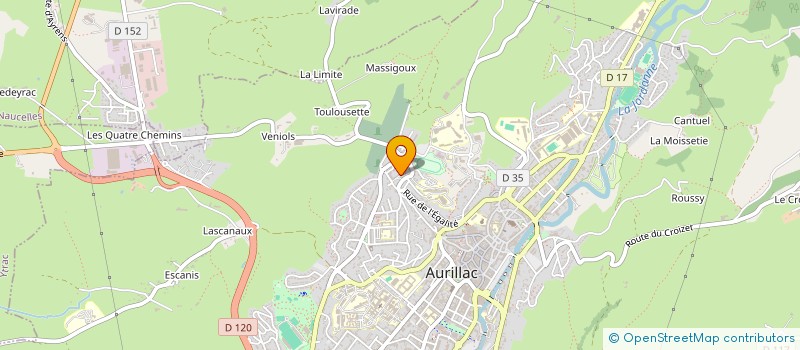 localisation de l'entreprise 851 628 800  à AURILLAC