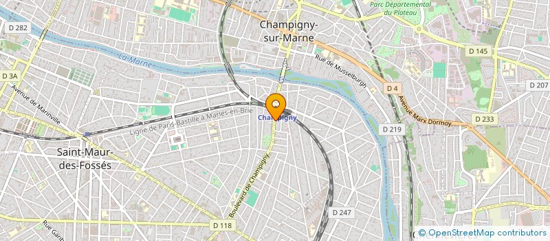 localisation de l'entreprise 851 669 101   CHAMPIGNY-SUR-MARNE