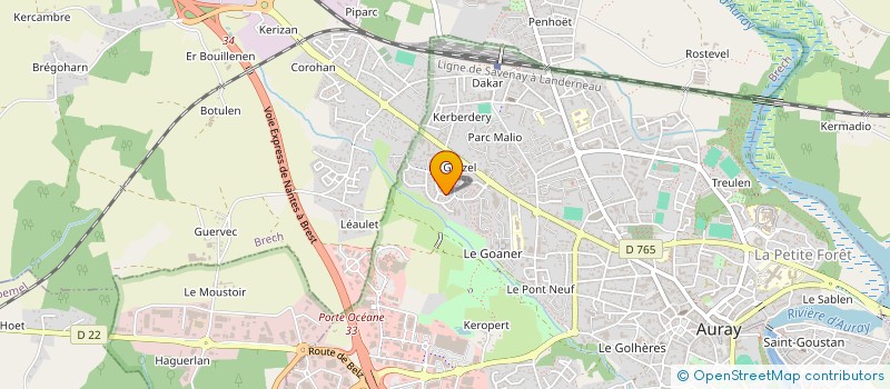 localisation de l'entreprise 851 692 350   ERDEVEN