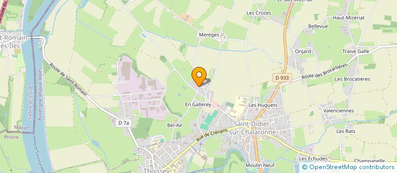 localisation de l'entreprise 851 696 898   SAINT-DIDIER-SUR-CHALARONNE
