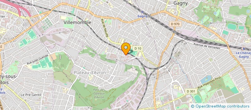 localisation de l'entreprise 851 714 626   VILLEMOMBLE