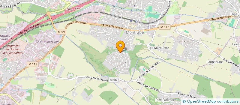 localisation de l'entreprise 851 796 060   MONTRABE