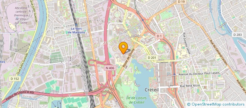 localisation de l'entreprise 851 804 005   CRETEIL