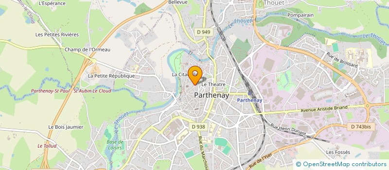 localisation de l'entreprise 851 809 889   PARTHENAY