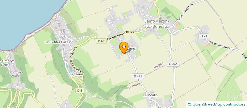 localisation de l'entreprise 851 817 007   SAINT-MARTIN-AUX-BUNEAUX