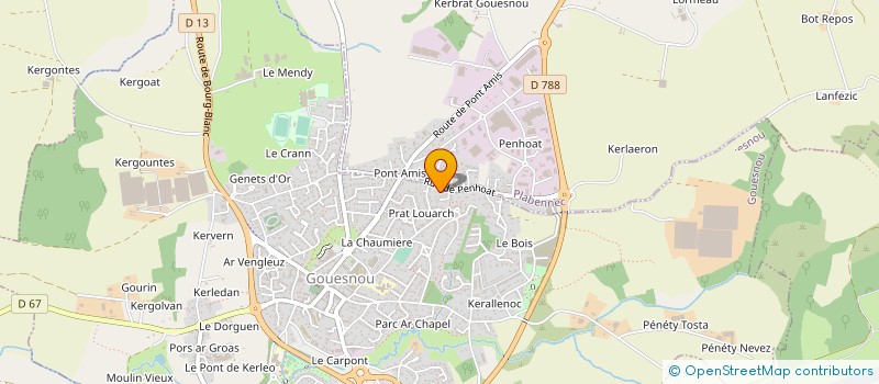 localisation de l'entreprise 851 836 148  à BREST