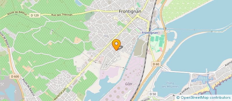 localisation de l'entreprise 851 841 635  à FRONTIGNAN