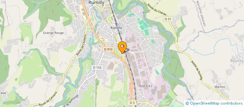 localisation de l'entreprise 851 844 258   HAUTEVILLE-SUR-FIER