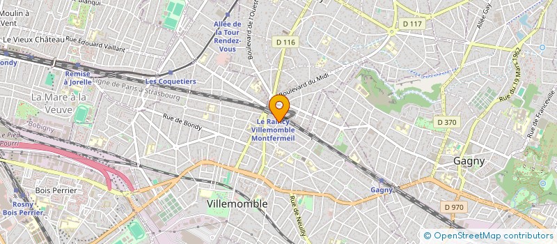 localisation de l'entreprise 851 851 790   VILLEMOMBLE