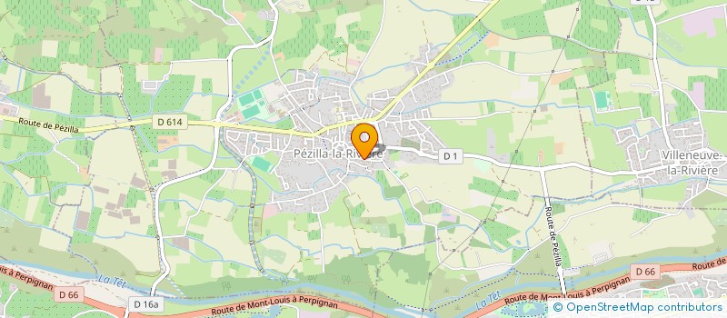 localisation de l'entreprise 851 853 812   PEZILLA-LA-RIVIERE