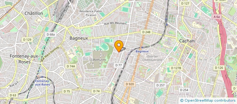 localisation de l'entreprise 851 861 856 à BAGNEUX