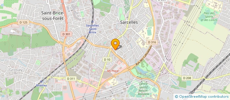 localisation de l'entreprise 851 903 005   SARCELLES