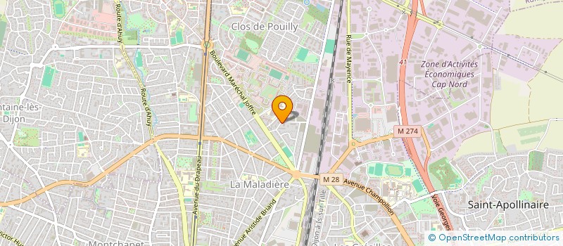 localisation de l'entreprise 851 905 018   DIJON