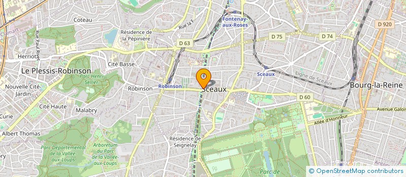localisation de l'entreprise 851 951 434  à SCEAUX