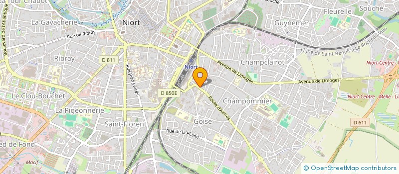 localisation de l'entreprise 851 974 949 à NIORT