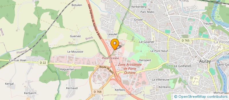 localisation de l'entreprise 851 982 074   BRECH