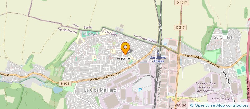 localisation de l'entreprise 851 996 207   FOSSES