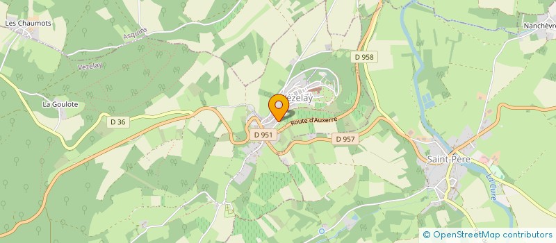 localisation de l'entreprise 852 011 568   VEZELAY