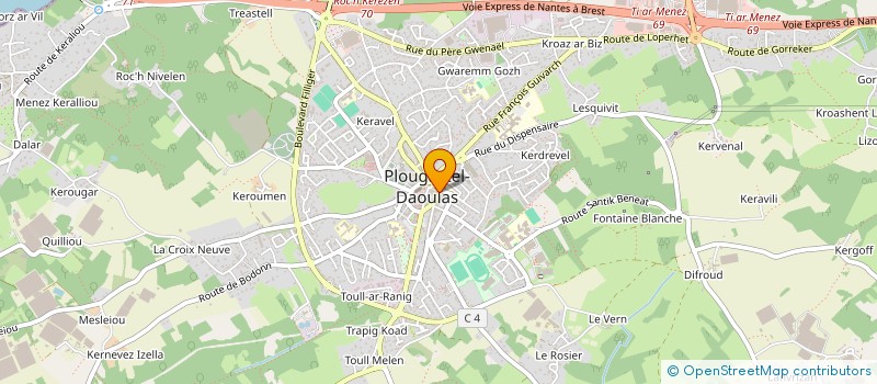 localisation de l'entreprise 852 029 164   PLOUGASTEL-DAOULAS