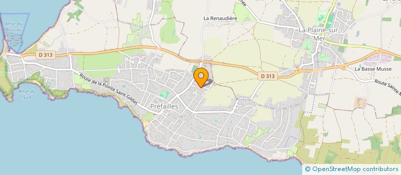 localisation de l'entreprise 852 038 124   LA BERNERIE-EN-RETZ