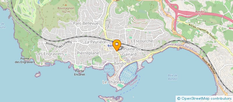 localisation de l'entreprise 852 083 476  à BANDOL