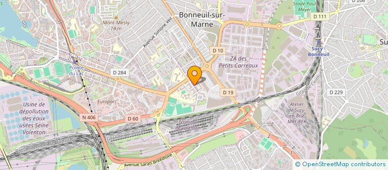 localisation de l'entreprise 852 101 351 à BONNEUIL-SUR-MARNE