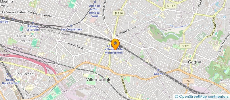 localisation de l'entreprise 852 103 399   VILLEMOMBLE