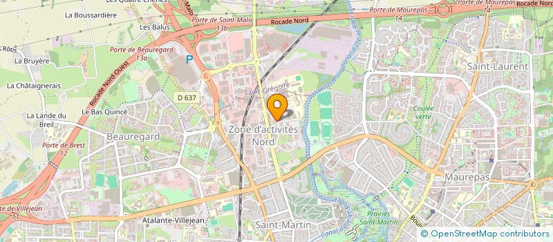 localisation de l'entreprise 852 109 651   LA MEZIERE