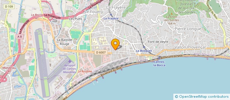 localisation de l'entreprise 852 116 037 à CANNES